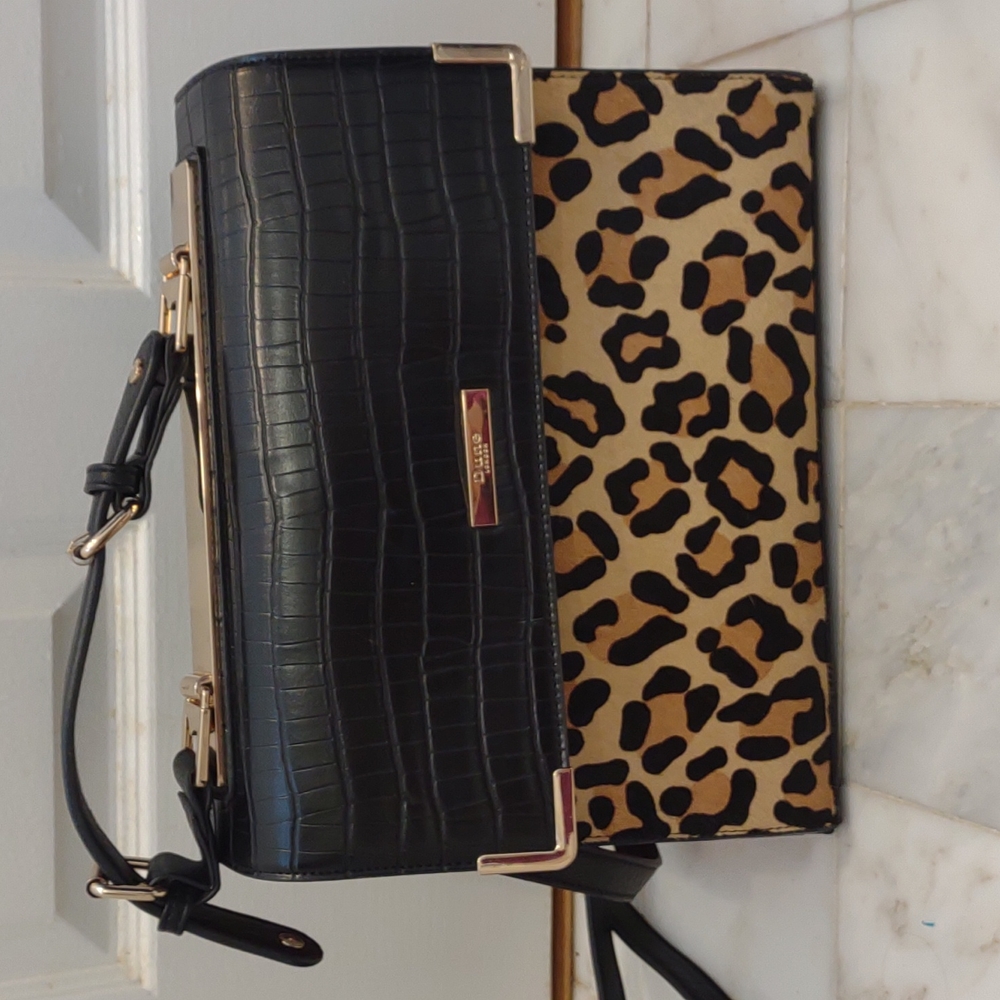 NWOT Dune London Large Satchel Calf Hair Handbag